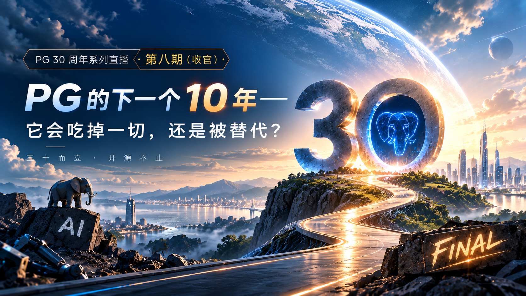 直播回顾｜PG 30 周年系列直播第八期（收官）：PG 的下一个 10 年——它会吃掉一切，还是被替代？